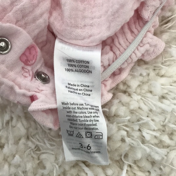 2 pc Romper and Sun Hat | 3-6 month - Picture 7 of 7